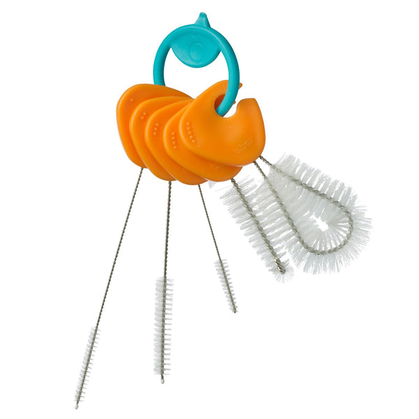 b.box 5-in-1 Bottle & Straw Cleaning Brush Set – Orange