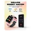 Spiky Basilisk Smartwatch with GPS Location, Camera, SOS Chat & Voice Calling - Pink