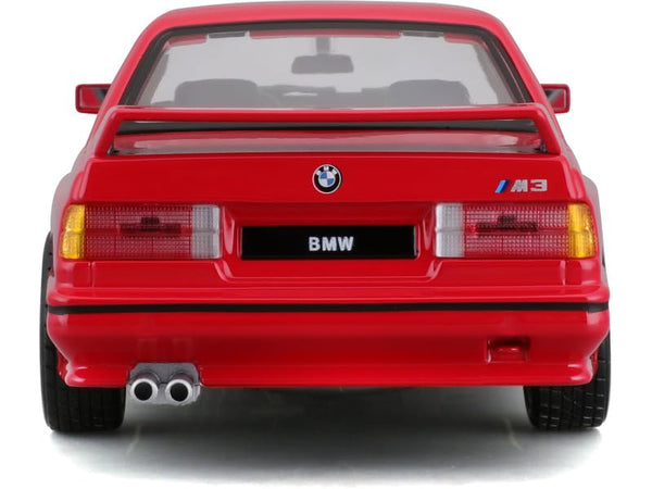 Bburago 1:24 1988 BMW 3 Series M3 E30 Red Licensed Diecast Scale Model Car