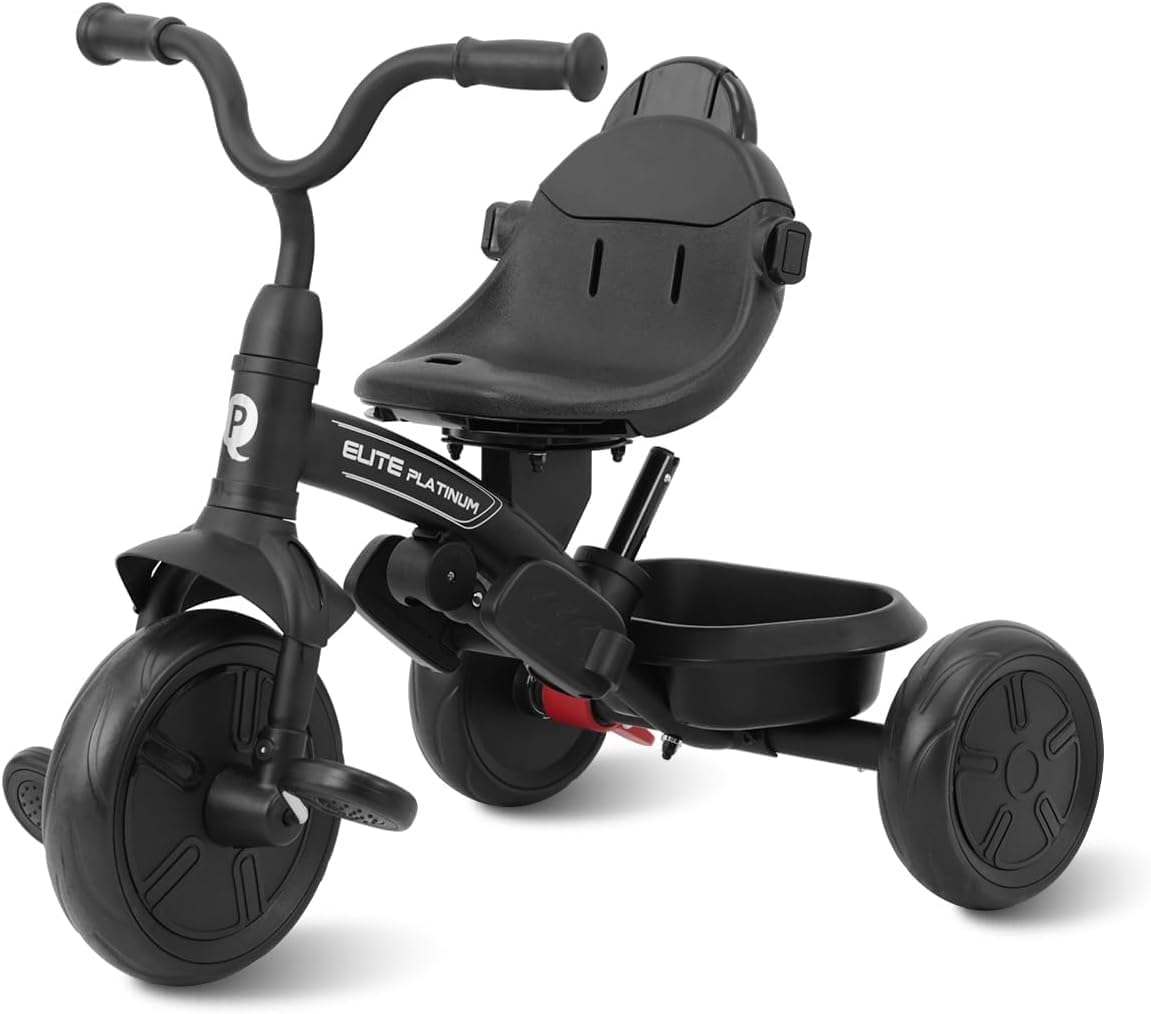 QPlay Elite Platinum 6-in-1 Trike 10-72 Months Black