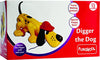Giggles Pull Along Toy Digger The Dog 18M+ – Yellow