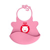 Fisher Price Ultra Care Easy Clean Silicon Baby Bib - Pink