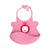 Fisher Price Ultra Care Easy Clean Silicon Baby Bib - Pink