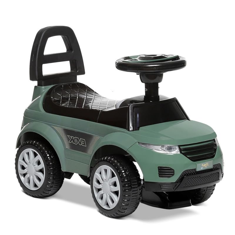 Dash Evok Stylish Manual Ride on Car with Back Rest (1 Years Plus) - Green