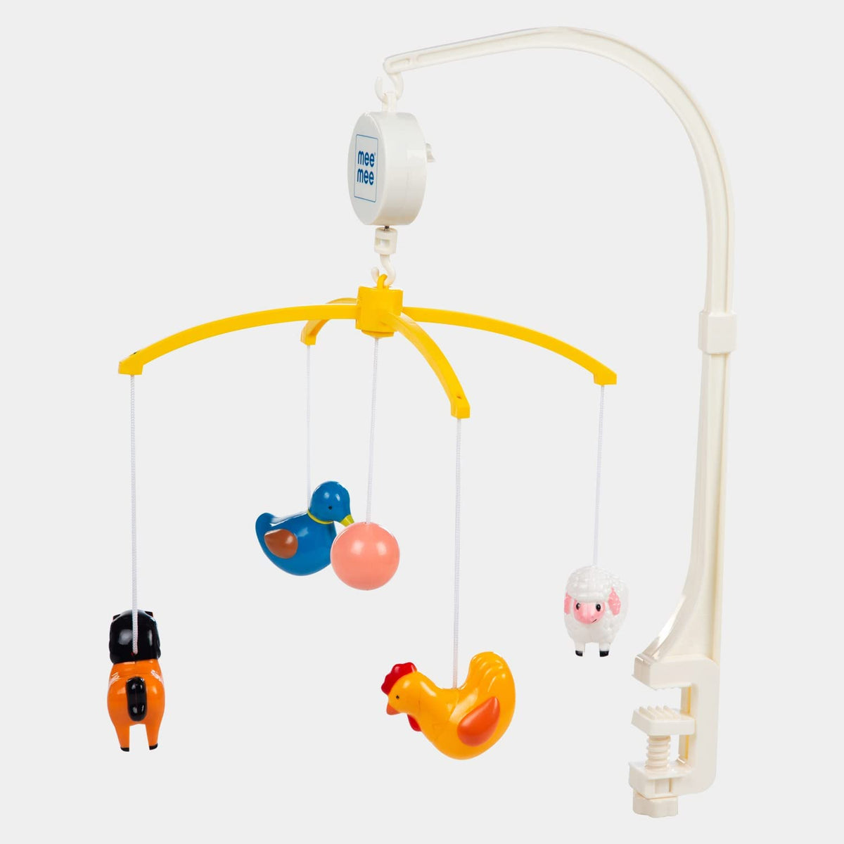 Mee Mee Musical Animal Cot Mobile 4-Toy Safari Theme – Multicolor