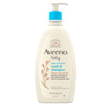 Aveeno Baby Daily Moisture Wash & Shampoo – 532 ml Pump