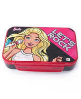 Striders Barbie 2-Compartment Stainless Steel Lunch Box 700 ml Multicolour