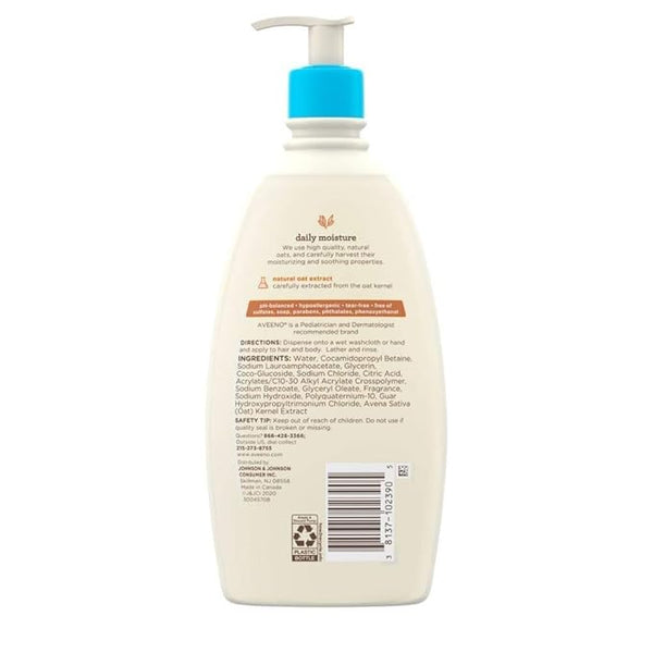 Aveeno Baby Gentle Wash and Shampoo 532ML