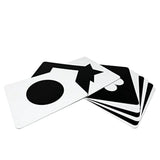 Brainsmith Shapes Newborn High Contrast Flash Cards Set of 10 Cards 26 × 22 cm Black & White