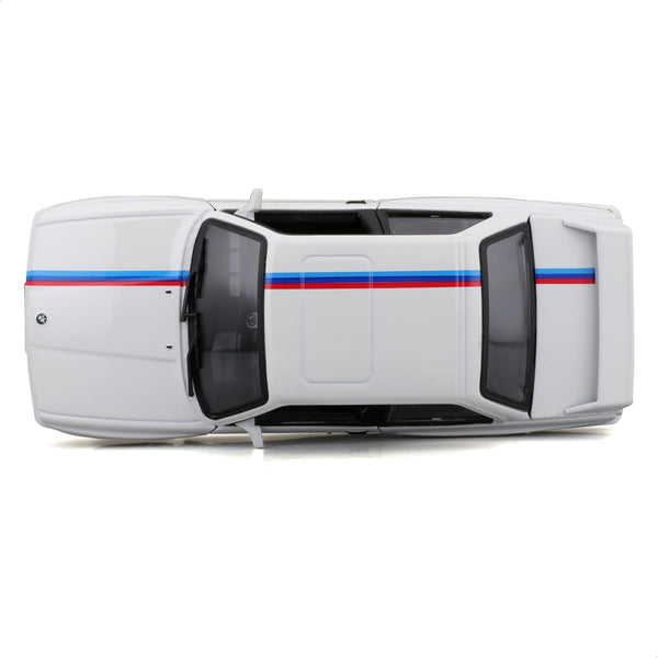 Bburago 1:24 1988 BMW 3 Series M3 E30 White Licensed Diecast Scale Model Car