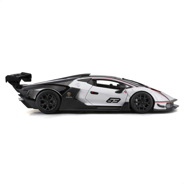 Bburago 1:24 Lamborghini Essenza SCV12 White Licensed Diecast Scale Model Car