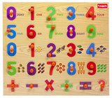 Funskool Number Wooden 123 Puzzle Shape