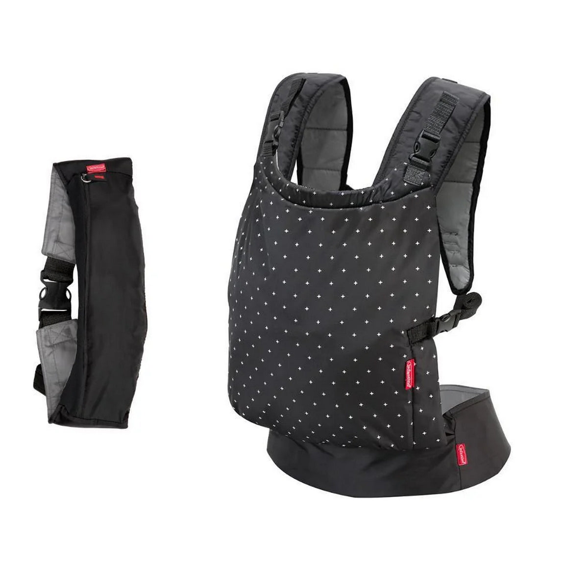 Infantino Zip Ergonomic Travel Carrier 2-Way 5.4–18.1kg – Black
