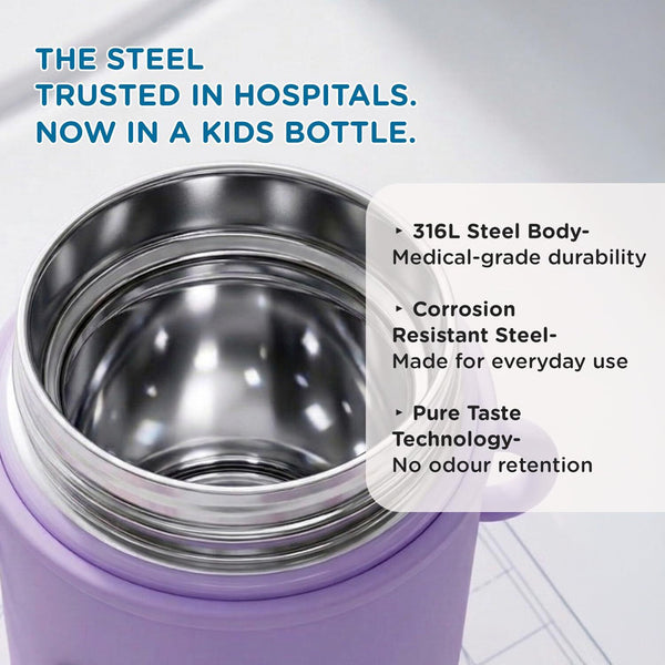Mee Mee Kiddo Tumbler Kids Insulated Water Bottle 550ml – Purple