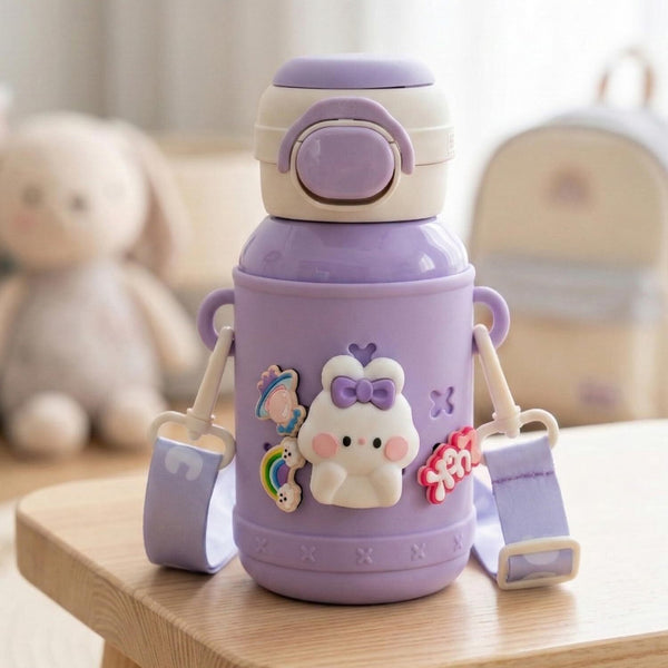 Mee Mee Kiddo Tumbler Kids Insulated Water Bottle 550ml – Purple