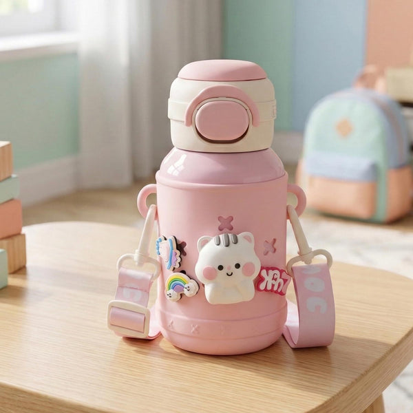 Mee Mee Kiddo Tumbler Insulated Water Bottle 550ml – Pink