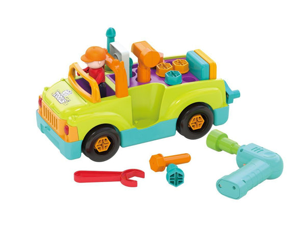 Hola Little Mechanic Tool Truck 32 x 17 x 14 cm Multicolor