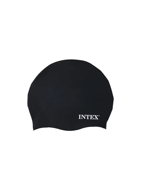Intex Silicone Swim Caps - Black