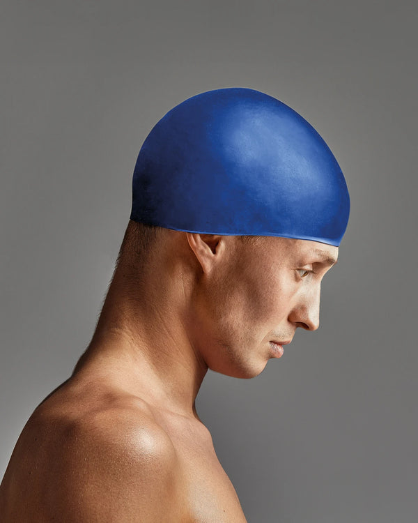 Intex Silicone Swim Caps - Blue
