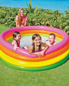 Intex Sunset Glow Inflatable Kiddie Pool 66 x 18 Inches Multicolor