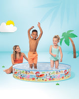 Intex Snapset Fun at the Beach Kiddie Pool 5 ft x 10 in – Multicolor