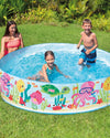 Intex Ocean Play Snapset Kids Swimming Pool 183 x 38 cm Blue Multicolor