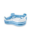 Intex Swim Center Square Inflatable Family Lounge Pool
