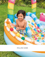 Intex Candy Fun Inflatable Play Center with Slide 170 x 168 x 122 cm Multicolor