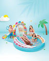 Intex Candy Zone Inflatable Play Center with Slide 2Y+ – Multicolor