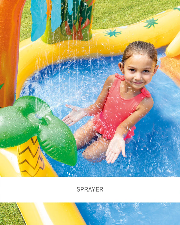 Intex Dinosaur Inflatable Play Center with Slide