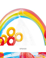Intex Rainbow Ring Inflatable Play Center with Slide