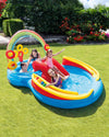 Intex Rainbow Ring Inflatable Play Center with Slide