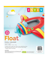 Intex Pool Cruisers Inflatable Ride-On Plane 47 x 45 Inches Red