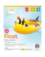 Intex Pool Cruiser Inflatable Ride-On 42 x 30 Inches Bee Yellow & Black