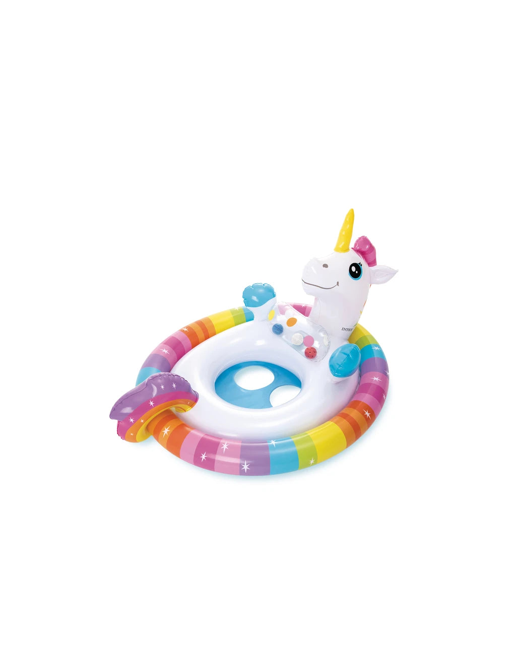 Intex See-Me-Sit Rider Inflatable Pool Float Unicorn 84 x 58 cm Multicolor