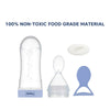 Hopop Soft Squeezy Silicone Spoon Food Feeder 90ml Green