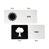 Brainsmith Nature Newborn High Contrast Flash Cards Set of 10 Cards 26 × 22 cm Black & White