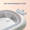 Hopop Deluxe Foldable Baby Bath Tub - Grey