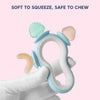 Hopop Silicone Baby Teether | BPA-Free Chew Toy | Pack of 1- Assorted