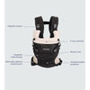 Nuna Cudl Clik Ergonomic Baby Carrier - Caviar
