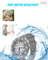 Spiky Stylish Analog Watch EVA43 2–12Y – Grey