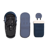 Babyzen Stroller YOYO² With newborn pack - Black Frame Air France Blue
