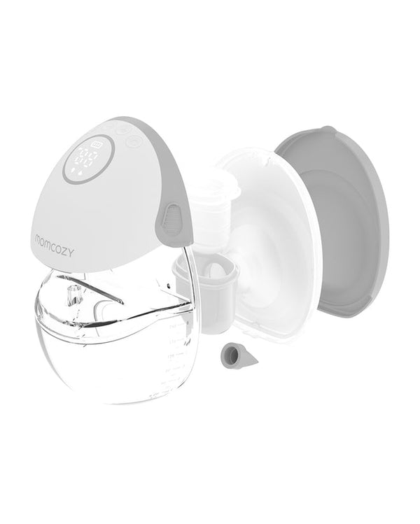 Momcozy Mobile Style™ M6 Double Hands-Free Slim Breast Pump 24mm Grey