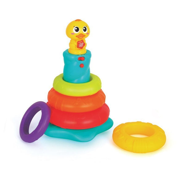 Hola Little Rainbow Duck Stacking Toy 6M+ Multicolor
