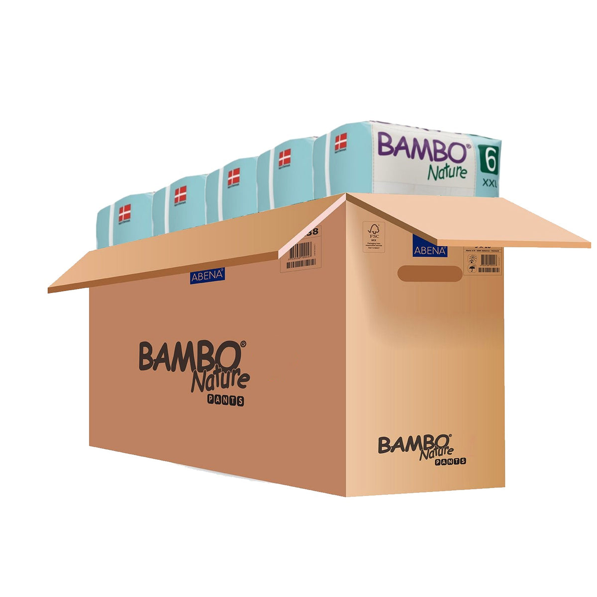 Bambo Nature Premium Pant Diapers Monthly Box – Size 6 XXL, 90 Count