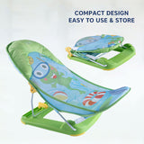 Hopop Anti-Skid Compact Baby Bather 0-12 Months Green