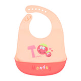 Hopop Adjustable Waterproof Silicone Baby Bib with Crumb Catcher - Assorted