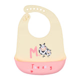 Hopop Adjustable Waterproof Silicone Baby Bib with Crumb Catcher - Assorted