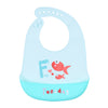Hopop Adjustable Waterproof Silicone Baby Bib with Crumb Catcher - Assorted