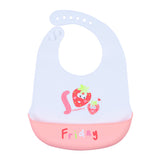 Hopop Adjustable Waterproof Silicone Baby Bib with Crumb Catcher - Assorted